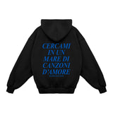 Felpa Hoodie "Mare Di Canzoni d'Amore"