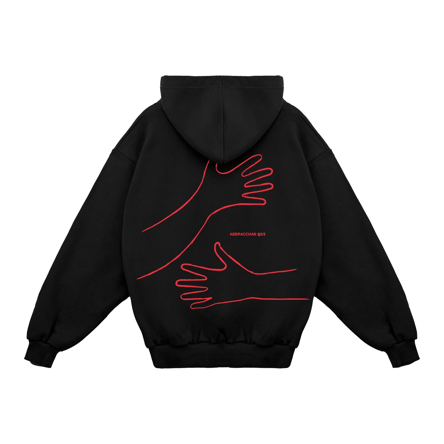 Felpa Hoodie "l'abbraccio"