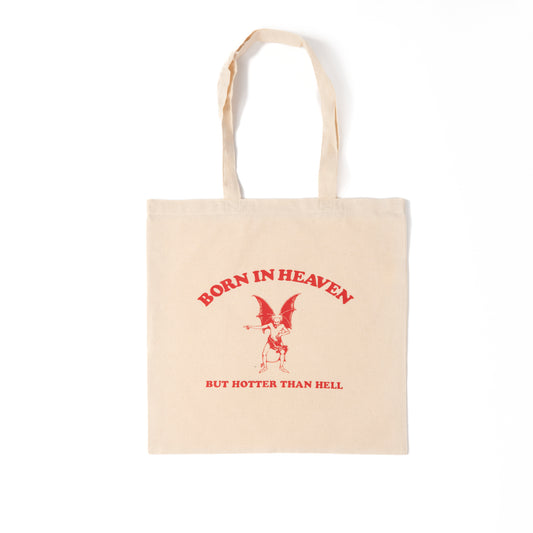 "Born in Heaven" Tote