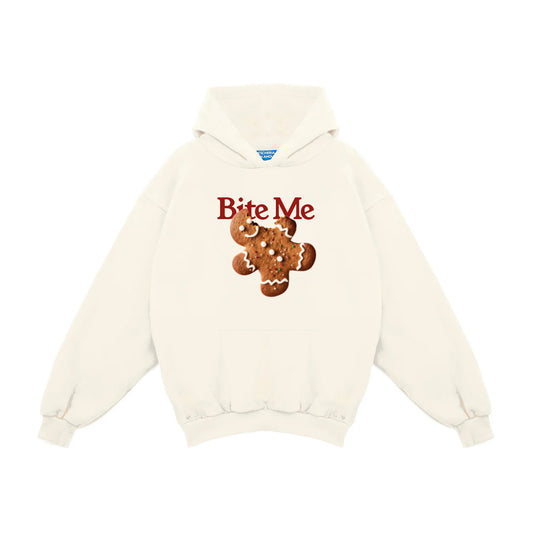 Felpa Hoodie "Bite me"