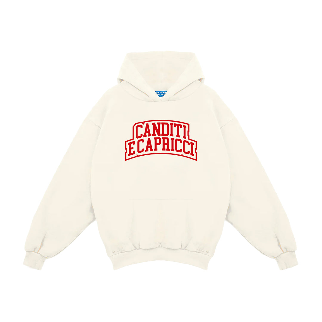 Felpa Hoodie "Canditi e capricci"