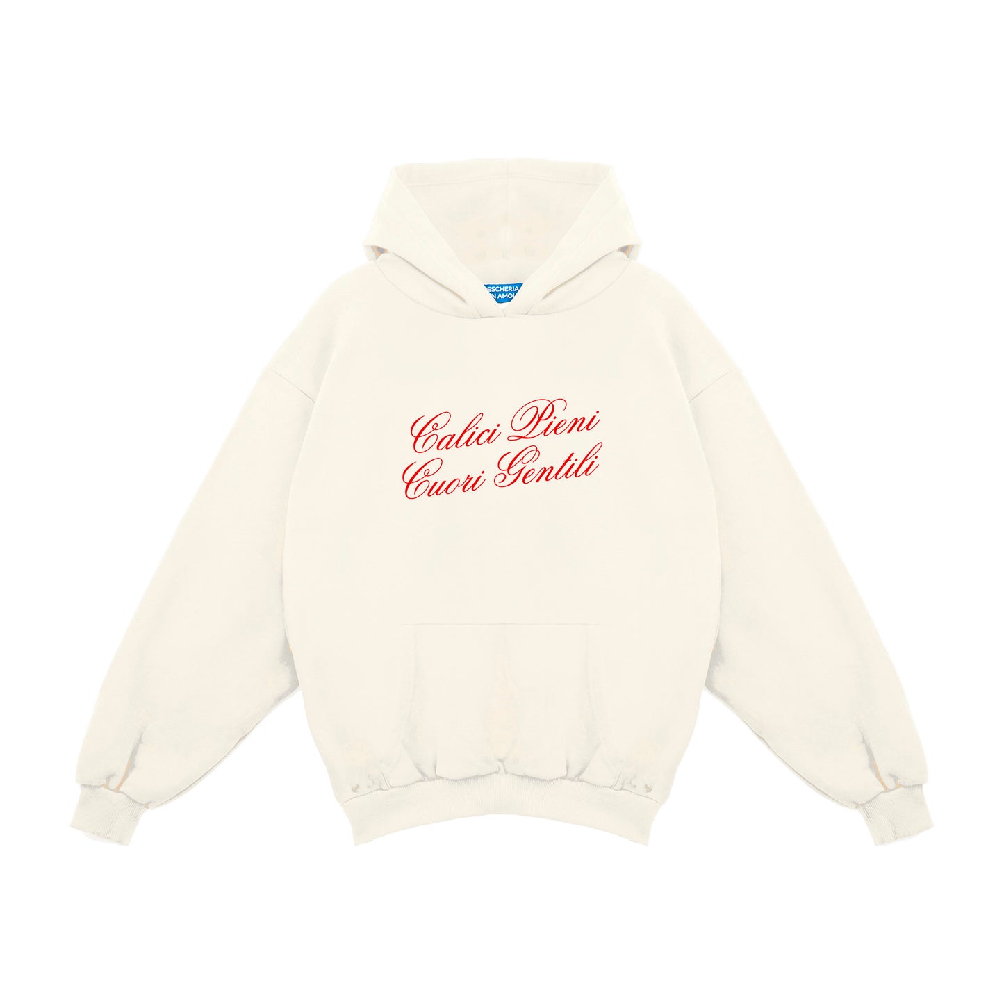 Felpa Hoodie "Calici Pieni, Cuori Gentili"