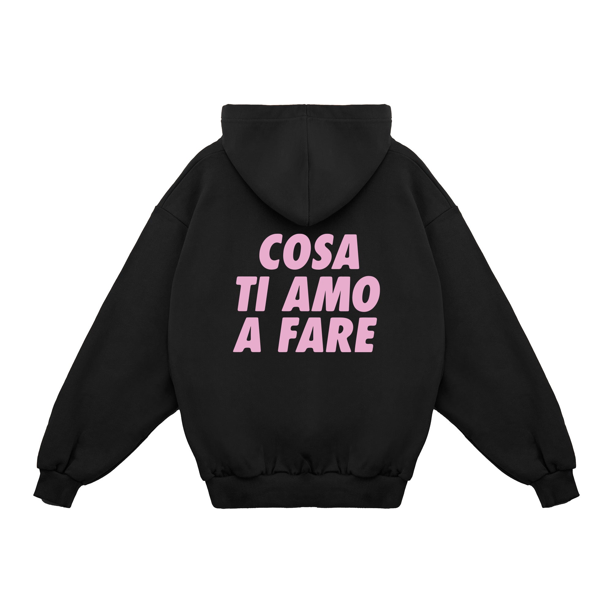 Felpa Hoodie "Cosa ti amo a fare"