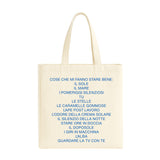 Tote "Cose che mi fanno stare bene"
