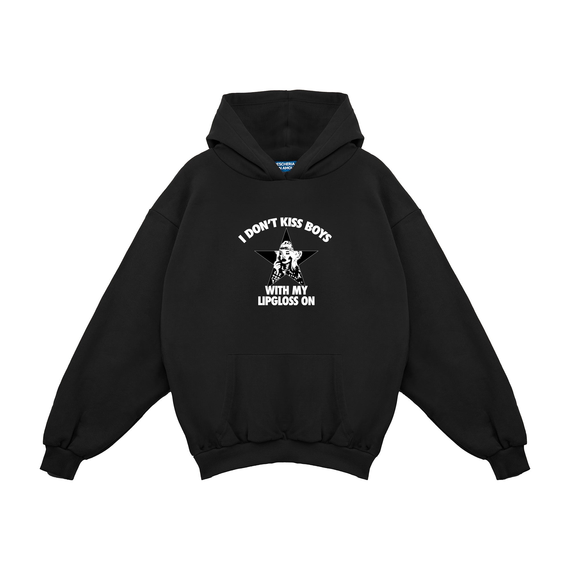 Felpa Hoodie "I don't kiss boys"
