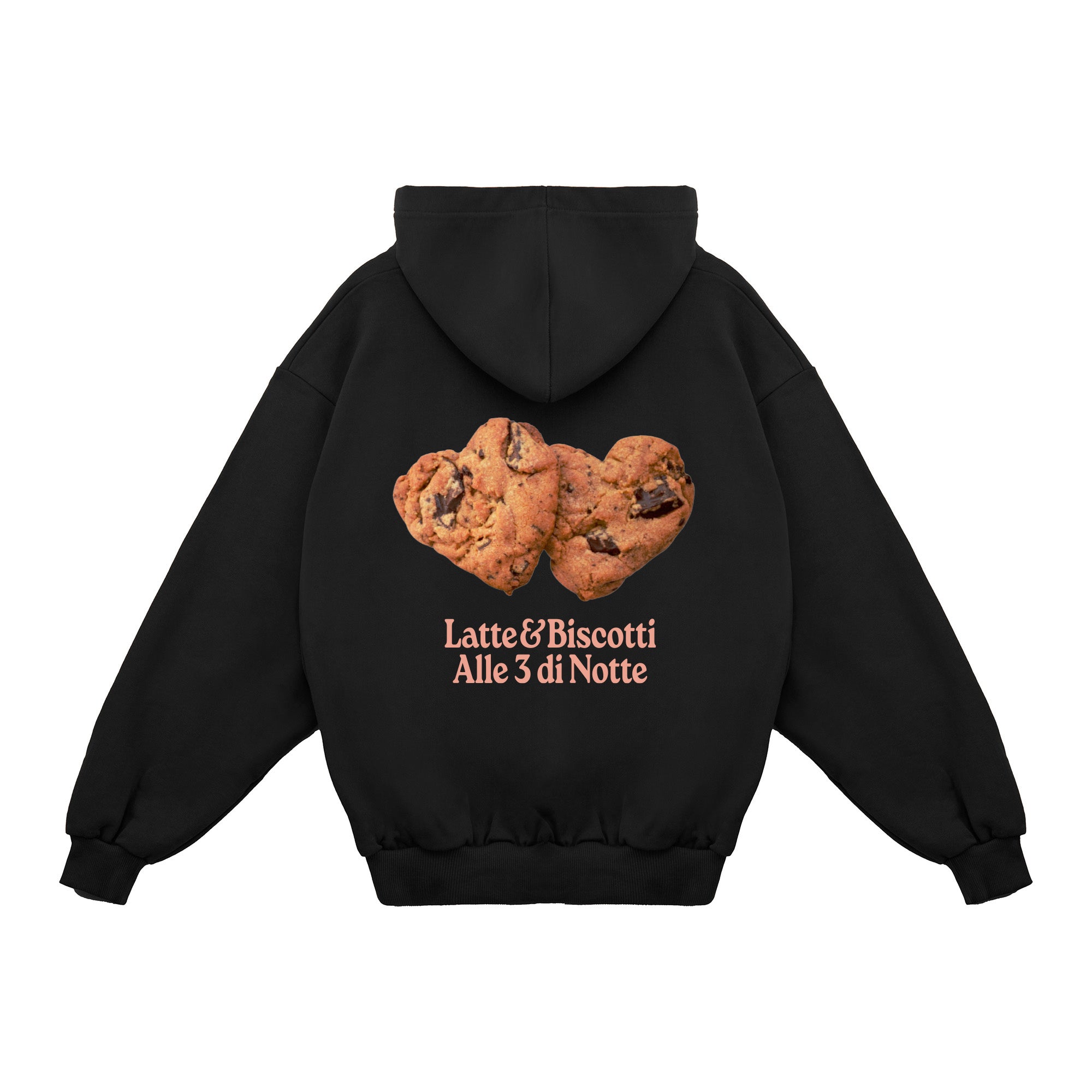 Felpa Hoodie "Latte e biscotti"