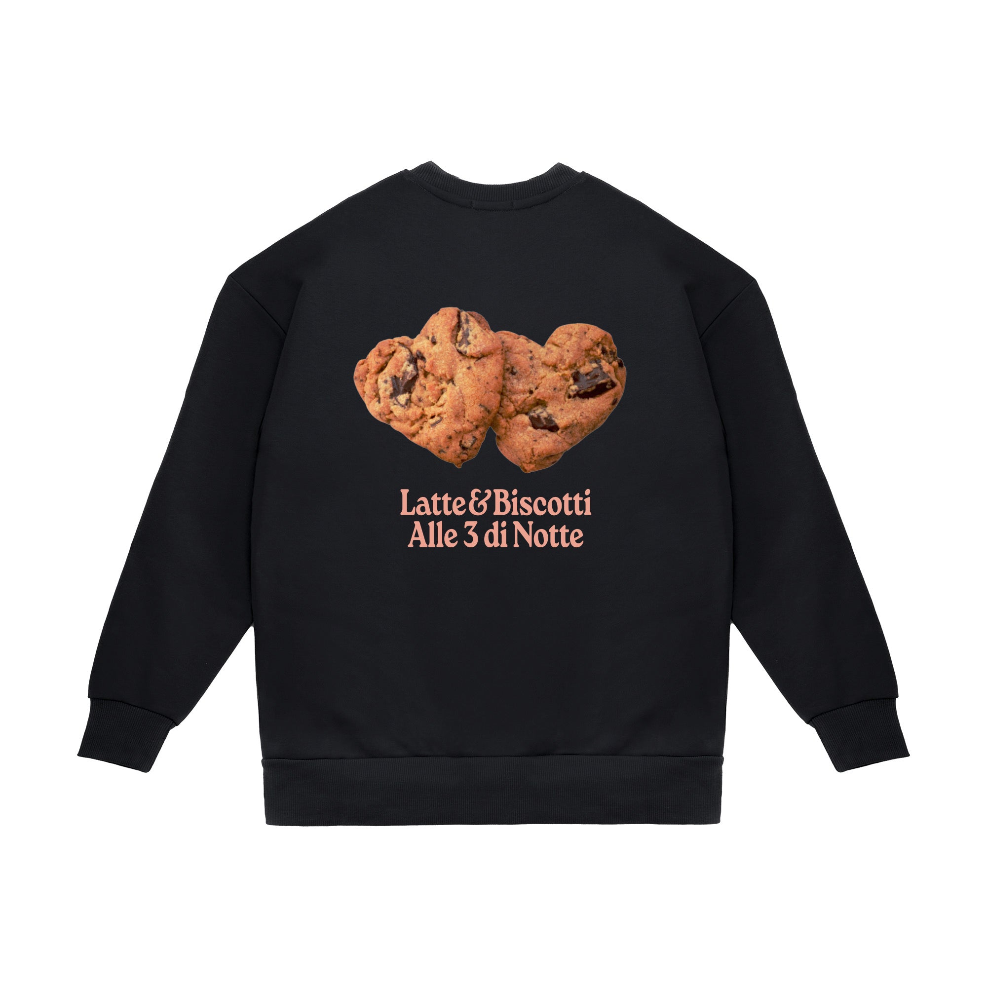Felpa Girocollo "Latte e biscotti"