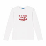 Long Sleeve Ci Si Perde Anche Amandosi Tanto Bianco