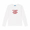 Long Sleeve Ci Si Perde Anche Amandosi Tanto Bianco