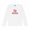 Long Sleeve Wine Is My Boyfriend Bianco