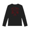 Long Sleeve Vino e Piantini Nero retro