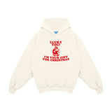 Felpa Hoodie "Lucky you!"