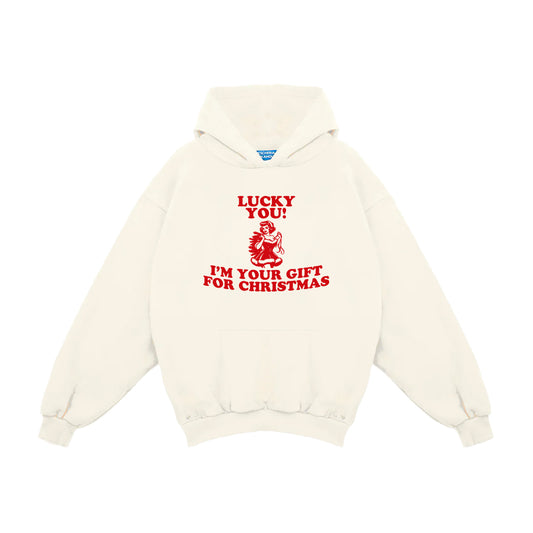 Felpa Hoodie "Lucky you!"