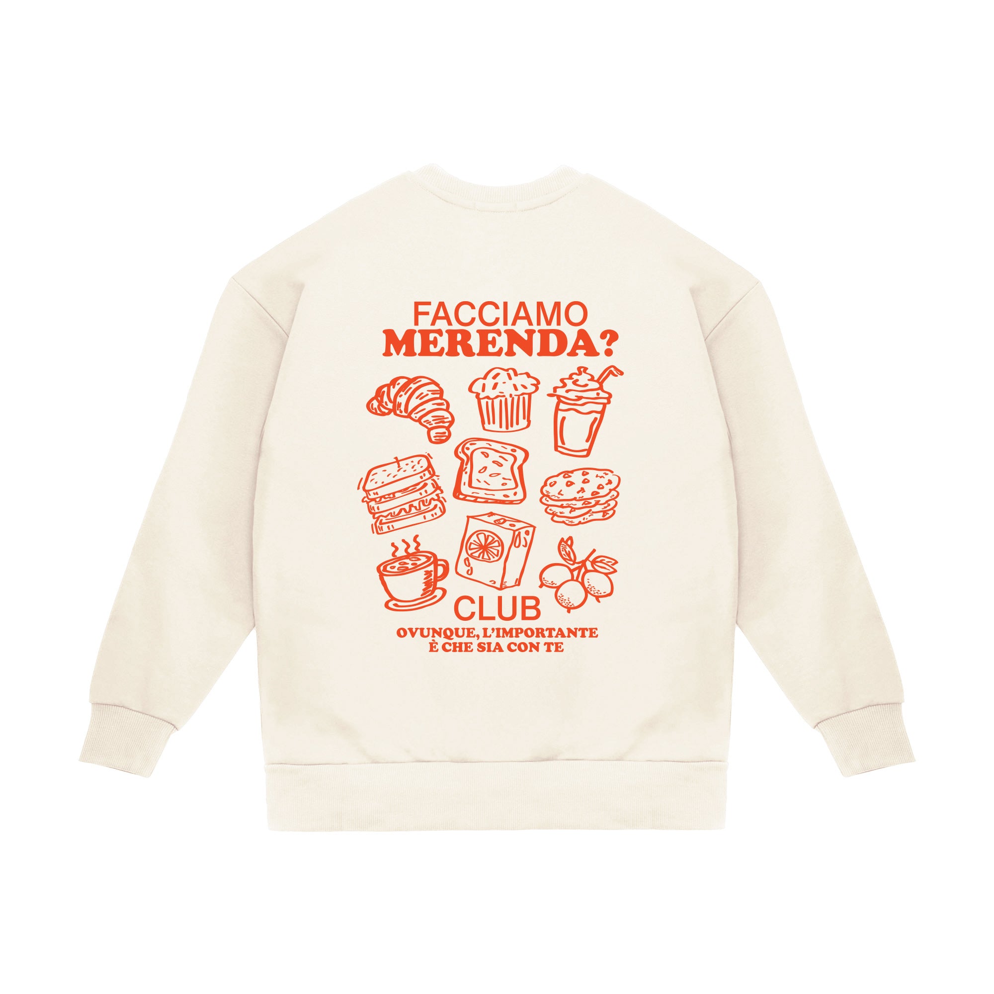 Felpa Girocollo "Merenda"