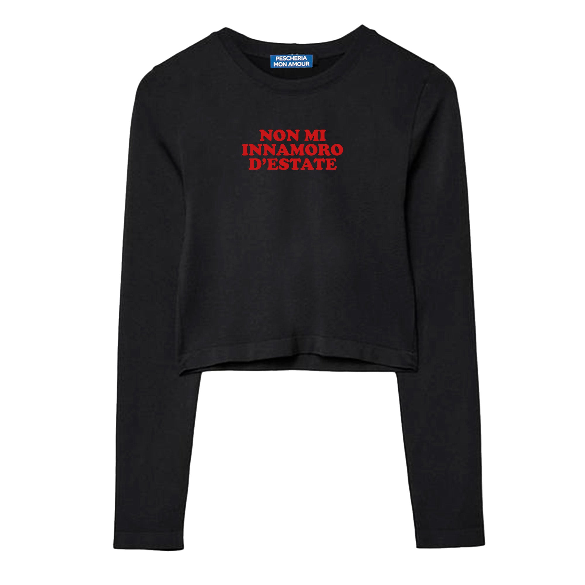 Long Sleeve Cropped Box “Non mi innamoro d'estate"
