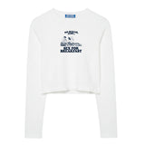 Long Sleeve Cropped Box “No sugar"