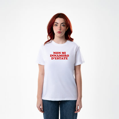 T-Shirt "Non mi innamoro d'estate"