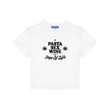 Baby Tee "Pasta sex wine"