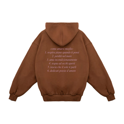 Felpa Hoodie "Come Amarsi Meglio"