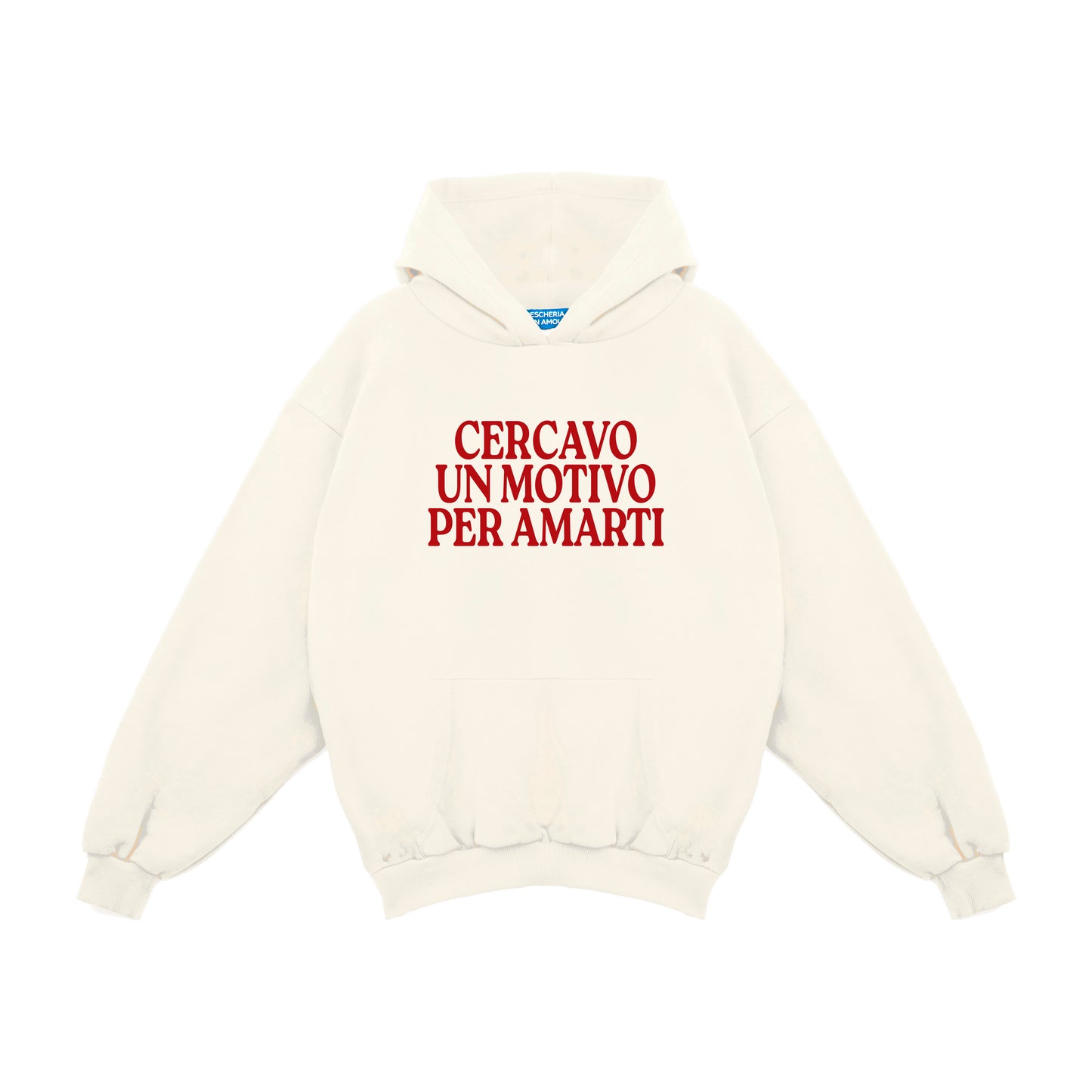 Felpa Hoodie "Cercavo Un Motivo Per Amarti"