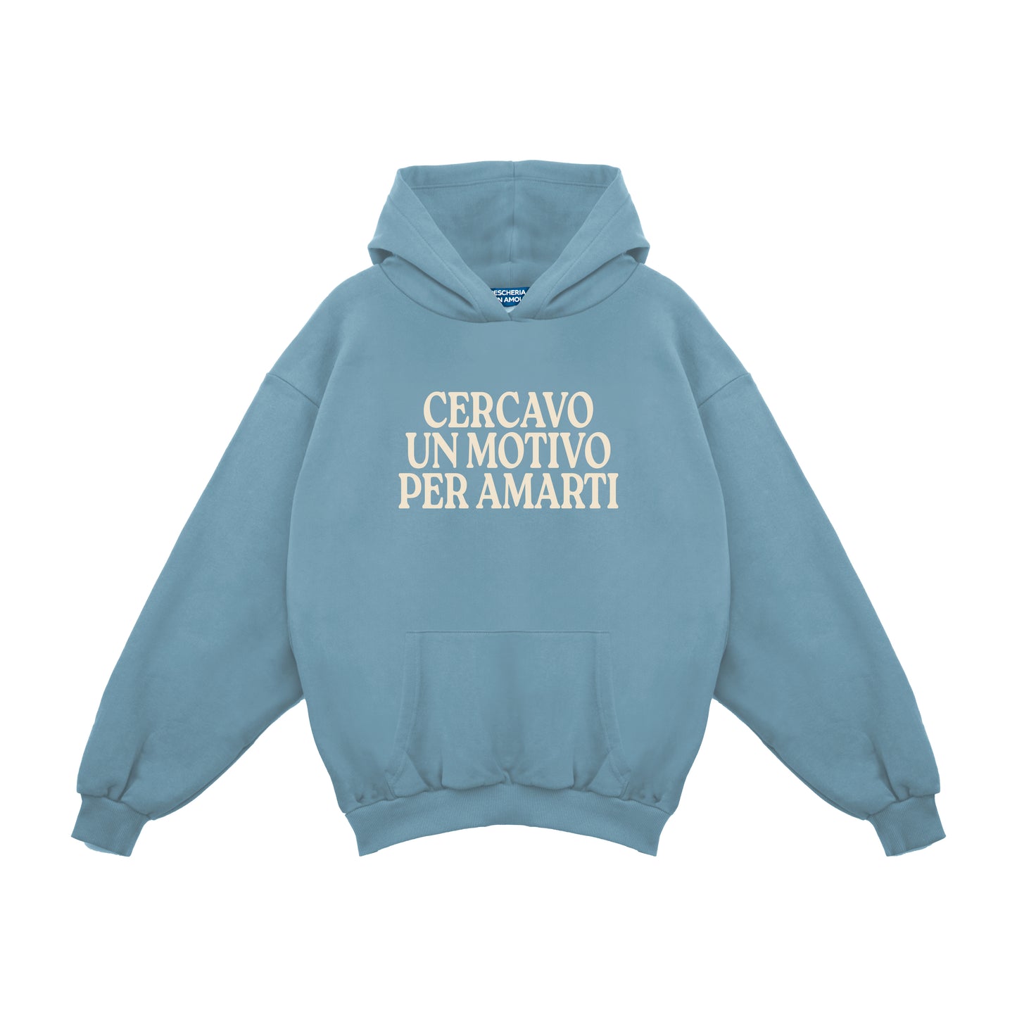 Felpa Hoodie "Cercavo Un Motivo Per Amarti"