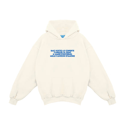 Felpa Hoodie "Baci Sotto Le Coperte"