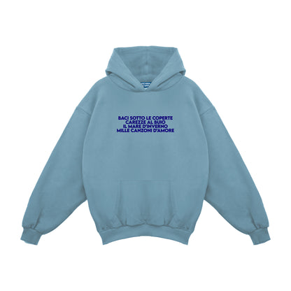 Felpa Hoodie "Baci Sotto Le Coperte"