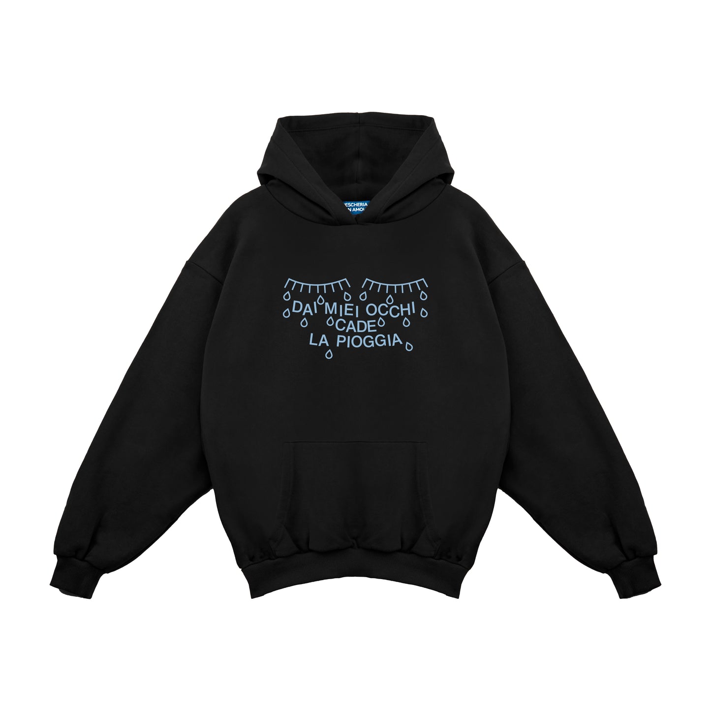 Felpa Hoodie "Pioggia Dai Miei Occhi"