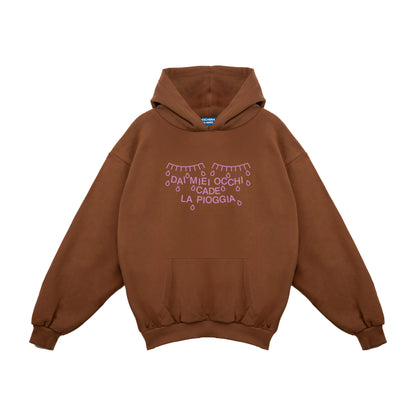 Felpa Hoodie "Pioggia Dai Miei Occhi"