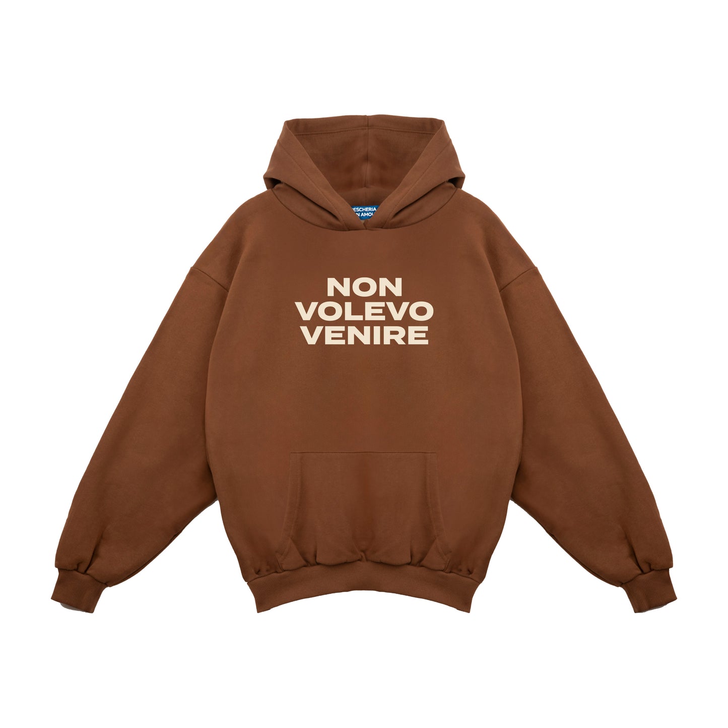 Felpa Hoodie "Non Volevo Venire"