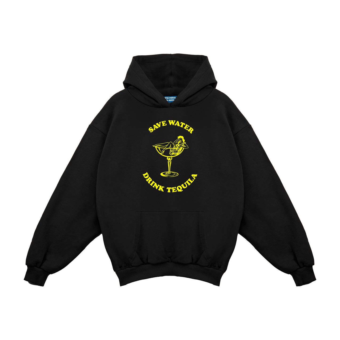 Felpa Hoodie "Save Water, Drink Tequila"