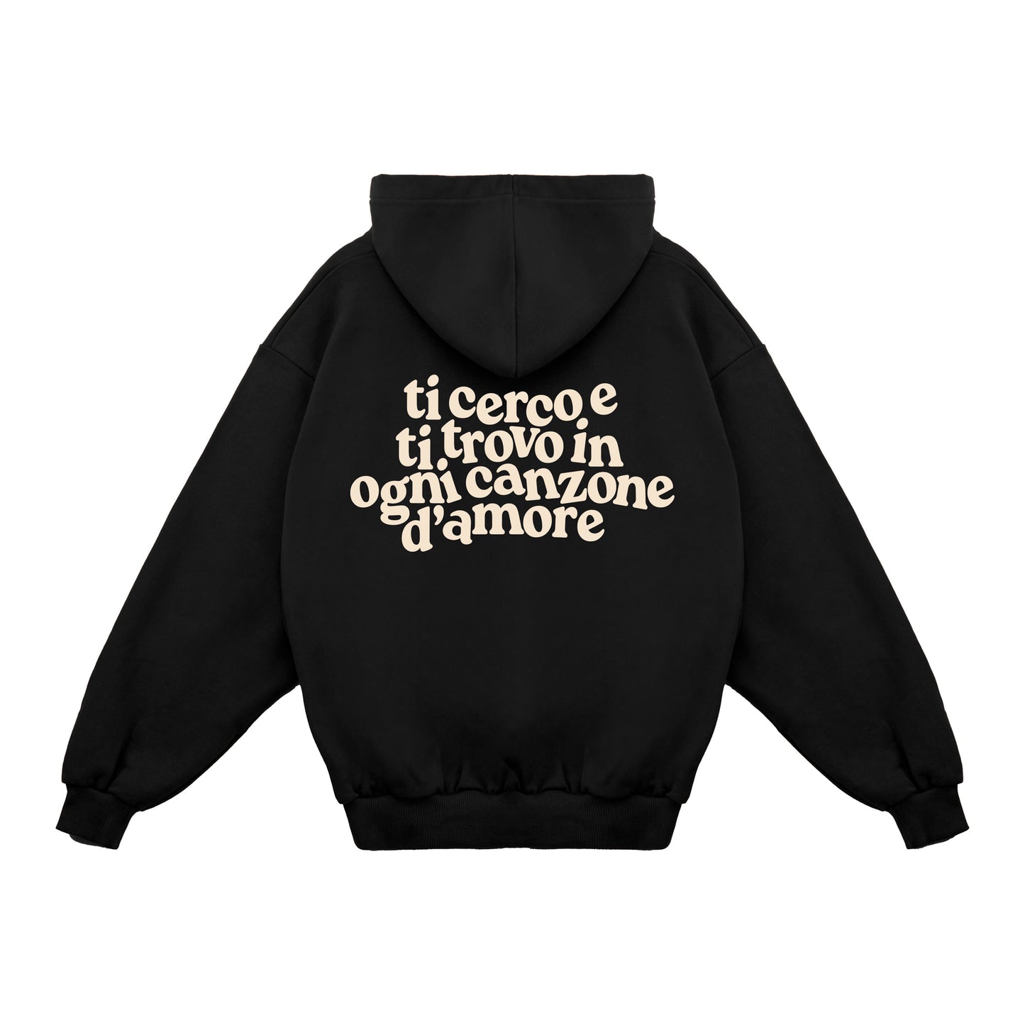 Felpa Hoodie "In Ogni Canzone D'Amore"