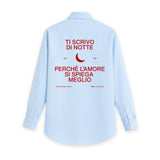 Camicia "Ti scrivo di notte"