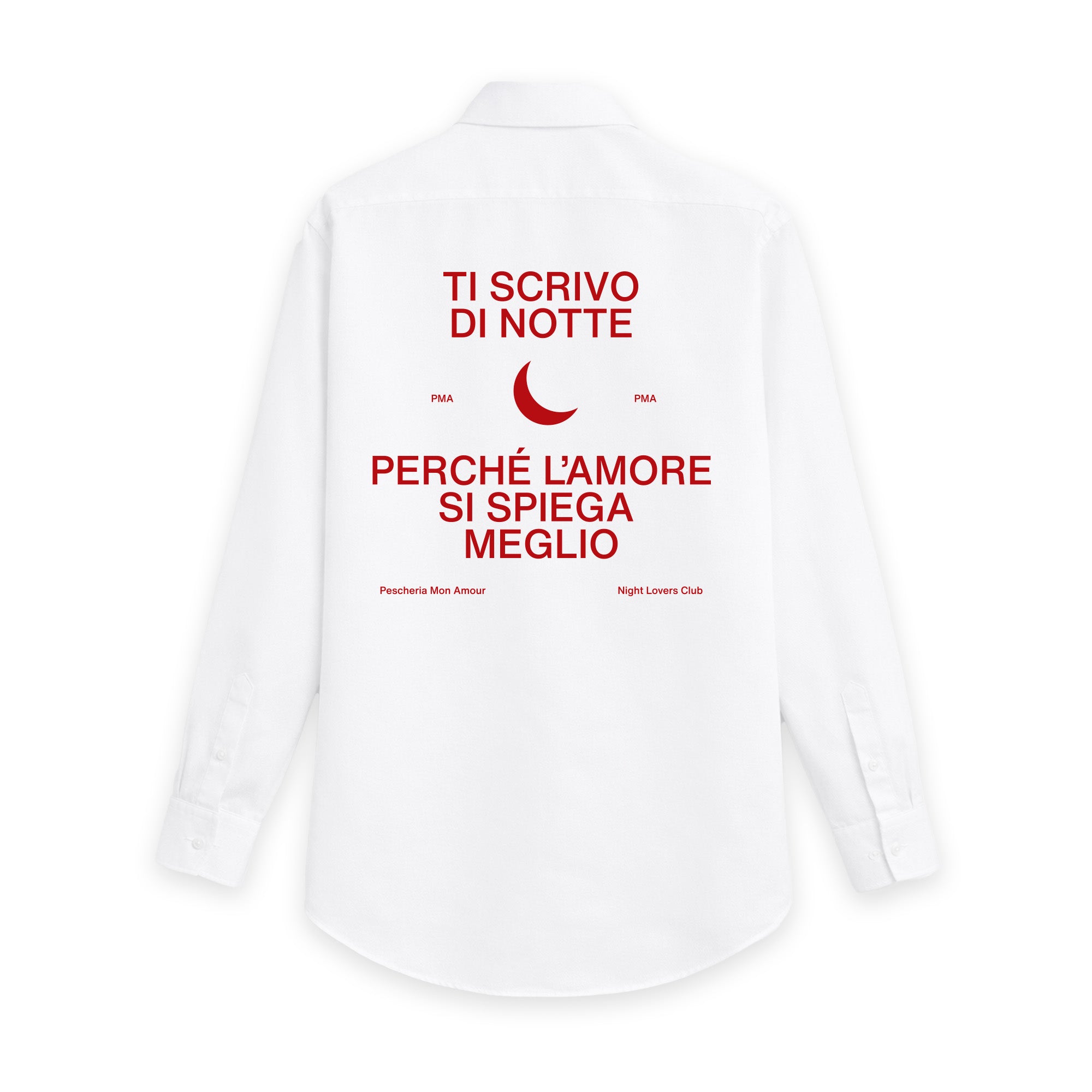 Camicia "Ti scrivo di notte"