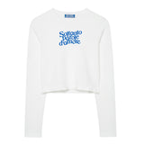 Long Sleeve Cropped Box “Soltanto parole d'amore"