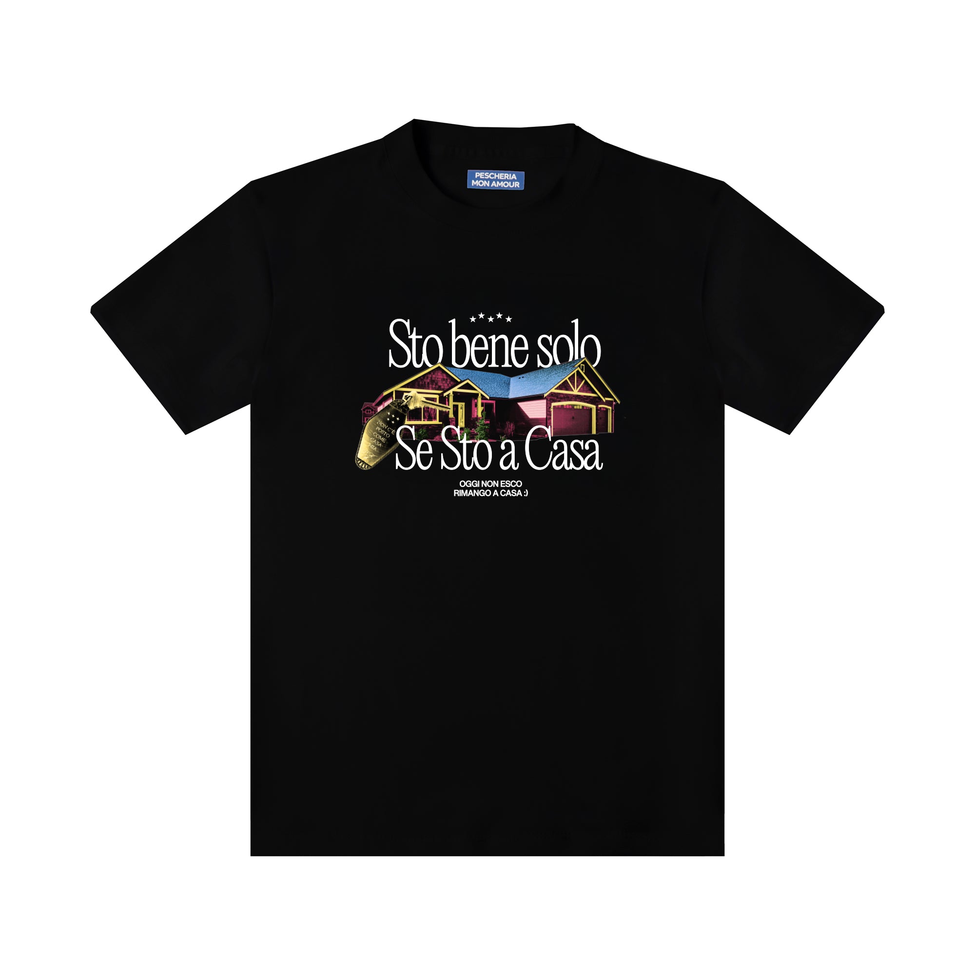 T-shirt "Sto bene solo se sto a casa"