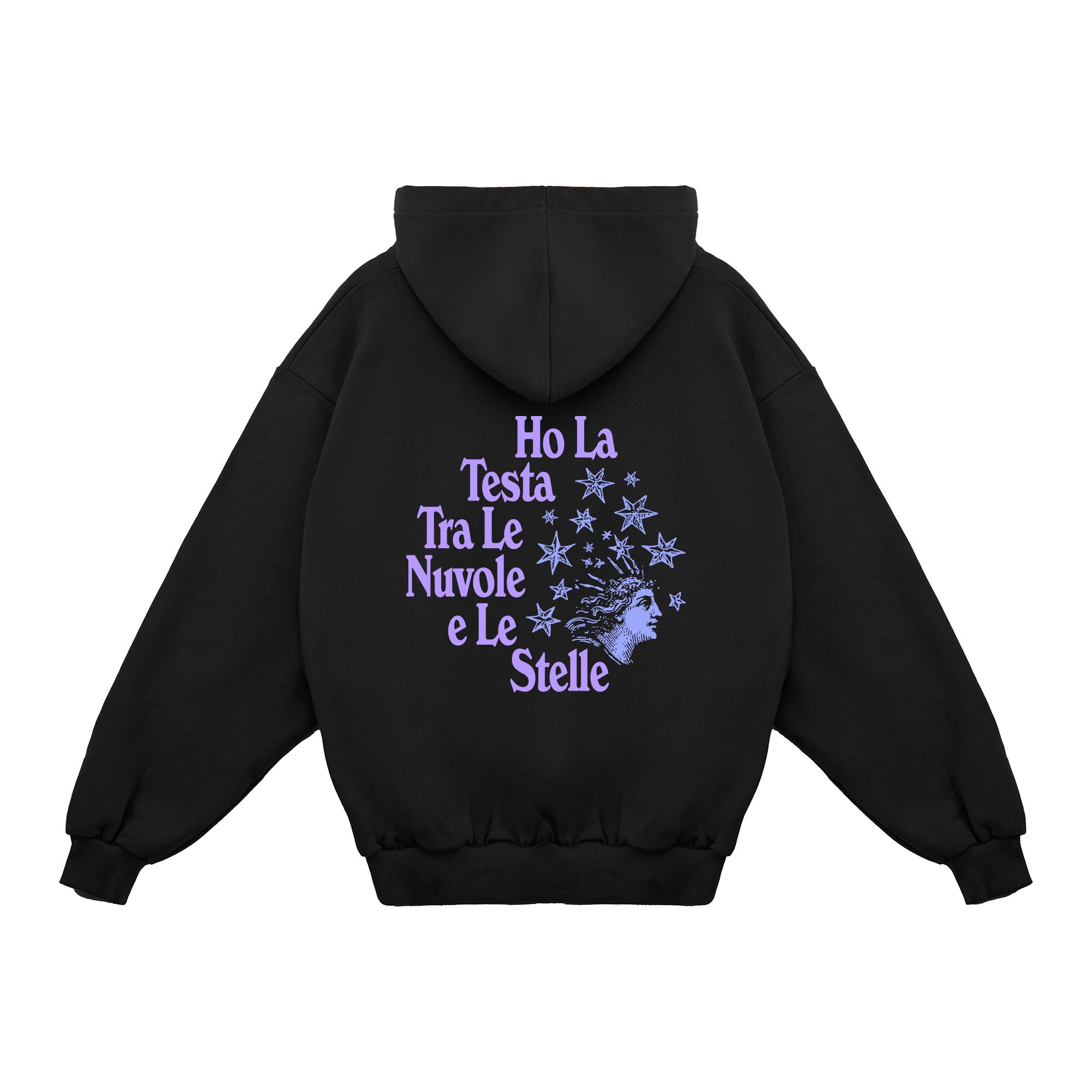 Felpa Hoodie "Testa tra le nuvole"