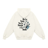Felpa Hoodie "Testa tra le nuvole"