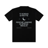 T-shirt "Ti scrivo di notte"