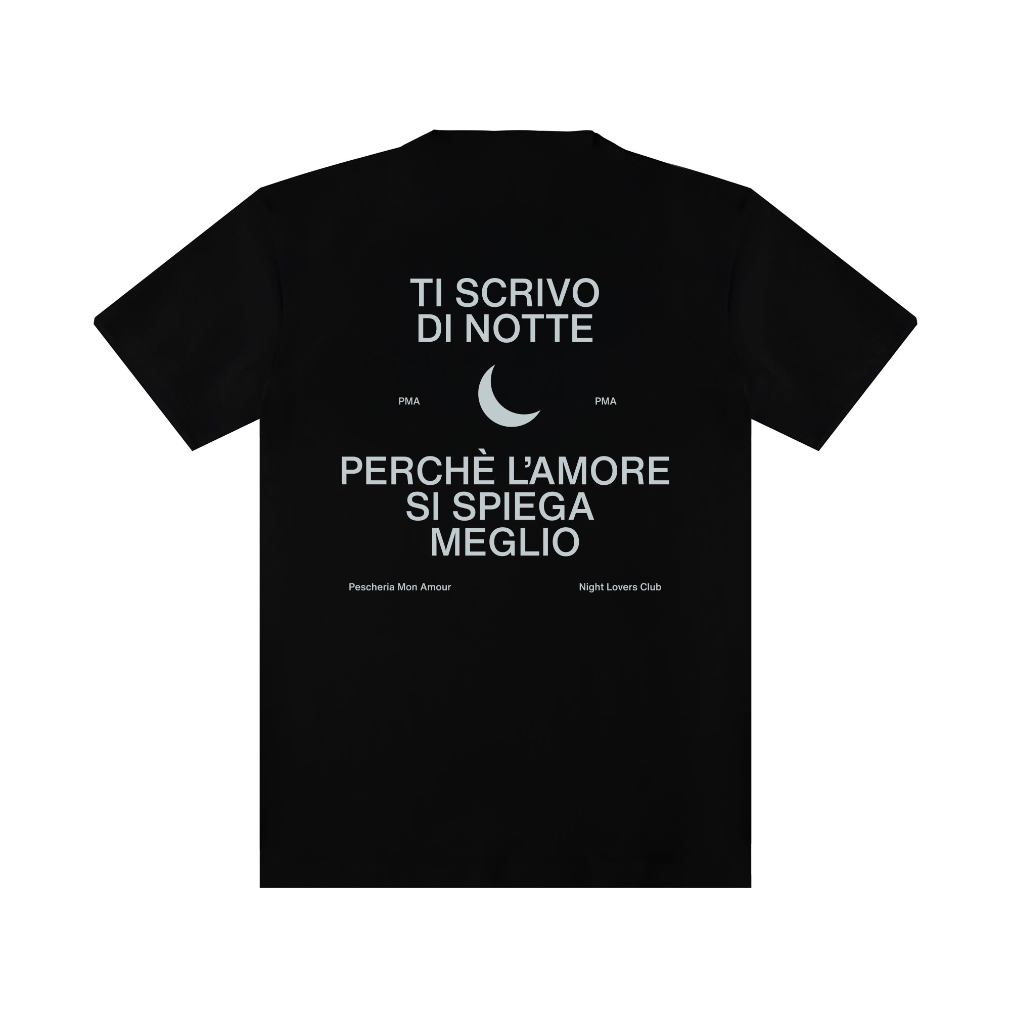 T-shirt "Ti scrivo di notte"