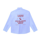 Camicia "Ti scrivo di notte"