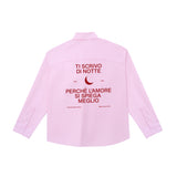 Camicia "Ti scrivo di notte"