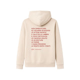 Felpa hoodie "Non dimenticare"
