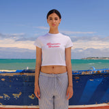 Baby Tee "Abbracciami, Ubriacami"