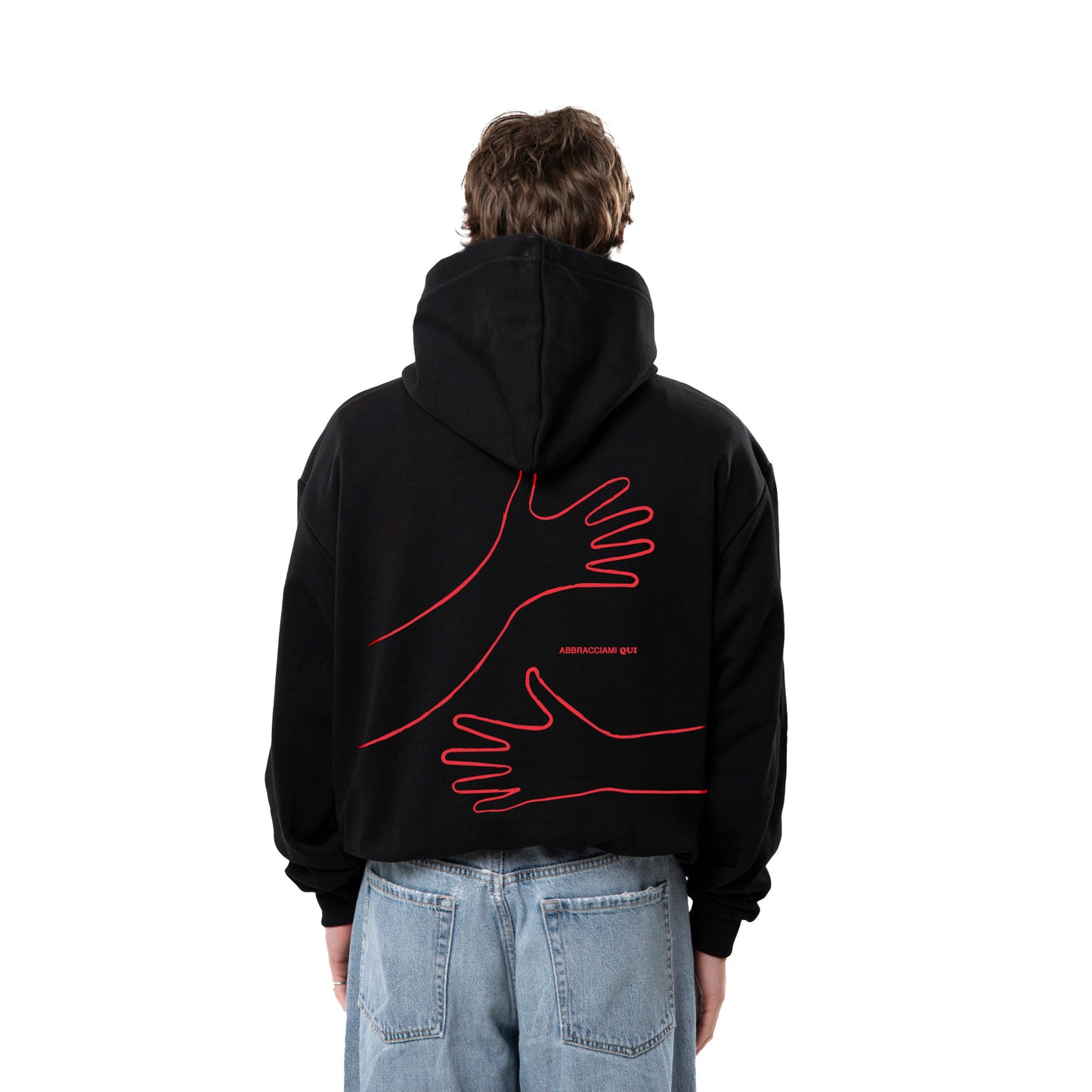 Felpa Hoodie "l'abbraccio"