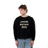 Crewneck Sweatshirt "LOVE KISS ME GOOD"