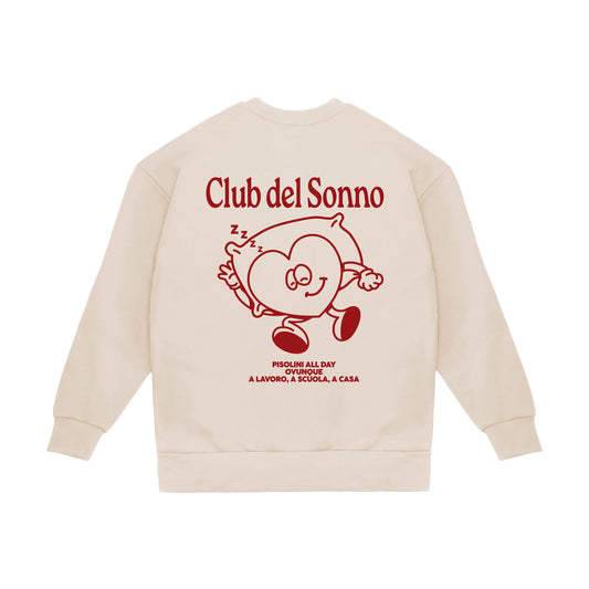 Felpa Girocollo "Club Del Sonno"