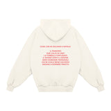 Felpa hoodie Cose che mi salvano a natale