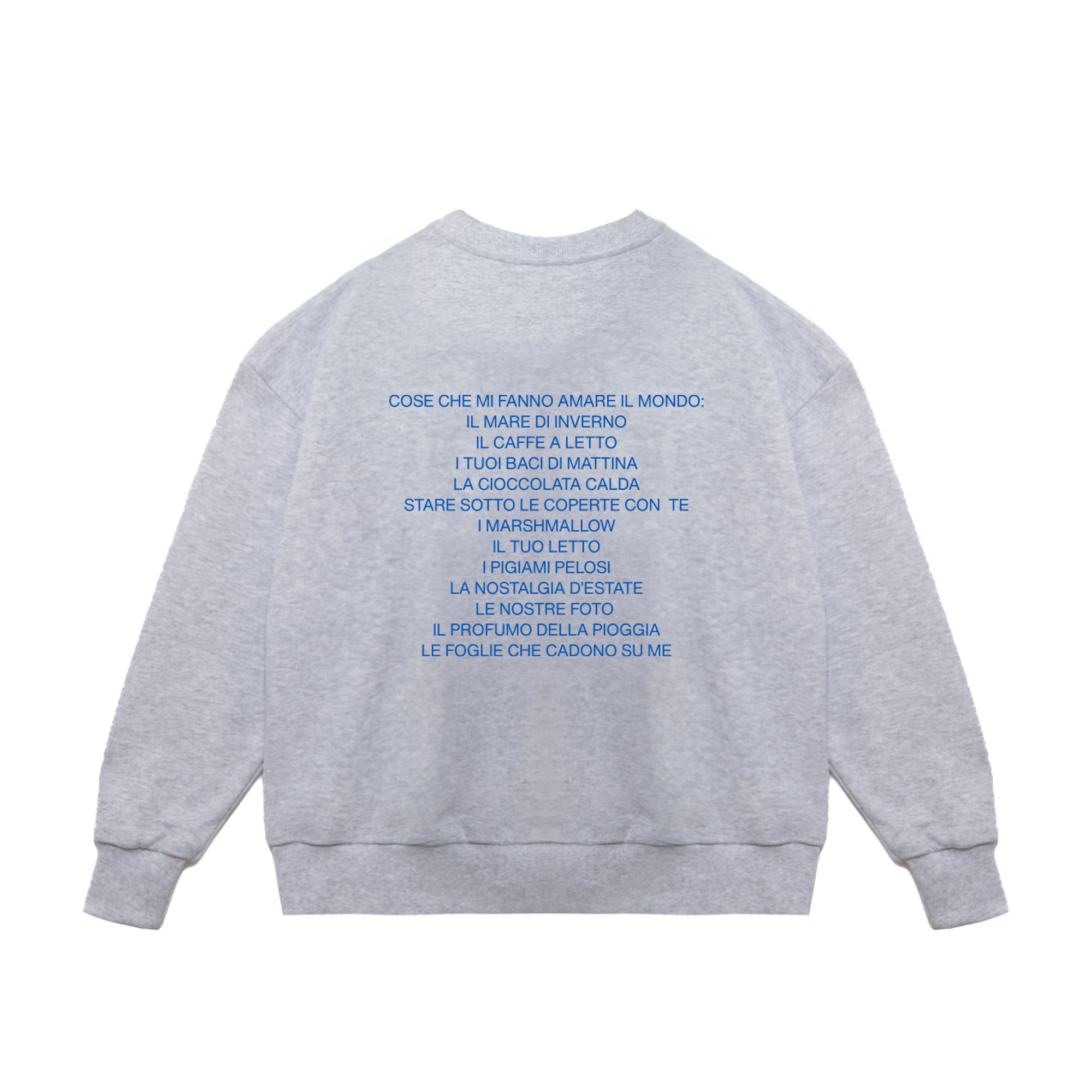 Crewneck Sweatshirt "Things That Make Me Love The World"