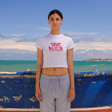 Baby Tee "Cupid lost his way"